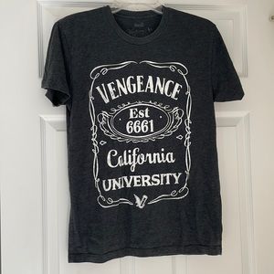 Vengeance University Shirt | Zacky Vengeance Avenged Sevenfold Merch in Small